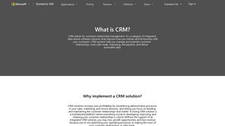 
                            3. What is CRM?| Microsoft Dynamics 365