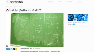 
                            13. What Is Delta in Math? | Sciencing