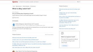 
                            8. What is eBay watch list? - Quora