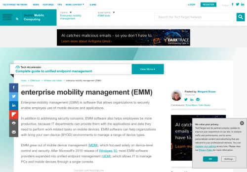 
                            9. What is enterprise mobility management (EMM)? - Definition from ...