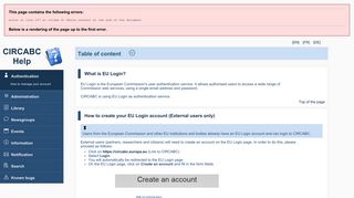 
                            13. What is EU Login? - CIRCABC - europa.eu