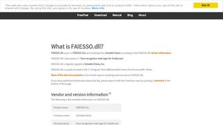 
                            9. What is FAIESSO.dll? - FreeFixer