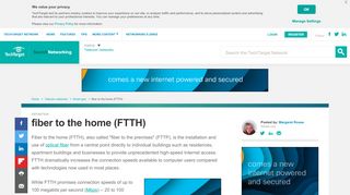 
                            3. What is fiber to the home (FTTH)? - Definition from WhatIs.com