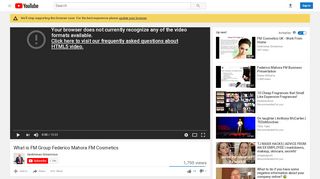 
                            12. What is FM Group Federico Mahora FM Cosmetics - YouTube