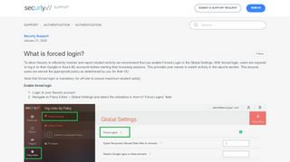 
                            11. What is forced login? – Support