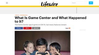 
                            8. What Is Game Center and What Happened to It? - Lifewire