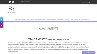 
                            11. What is GAMSAT