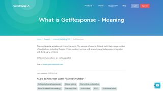 
                            9. What is GetResponse - Definition | SendPulse