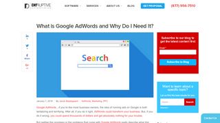 
                            11. What is Google AdWords and Why Do I Need It? | Disruptive Advertising