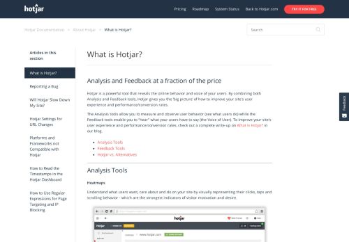 
                            10. What is Hotjar? – Hotjar Documentation