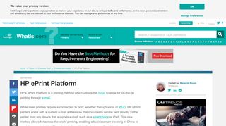 
                            13. What is HP ePrint Platform? - Definition from WhatIs.com