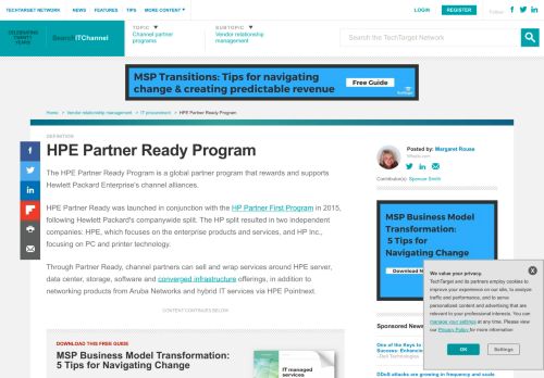 
                            13. What is HPE Partner Ready Program? - Definition from WhatIs.com