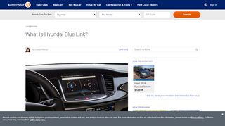 
                            10. What Is Hyundai Blue Link? - Autotrader