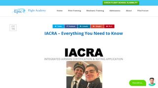 
                            7. What is IACRA? - Epic Flight Academy