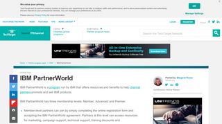 
                            11. What is IBM PartnerWorld? - Definition from WhatIs.com