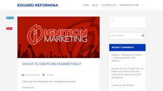 
                            5. What Is Ignition Marketing? - Eduard Reformina