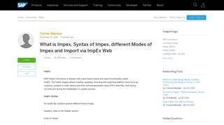 
                            4. What is Impex, Syntax of Impex, different Modes of Impex and Import ...