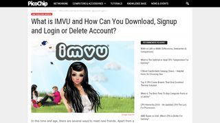 
                            13. What Is IMVU? How To Download, Signup, Login, Get Badges, Delete ...