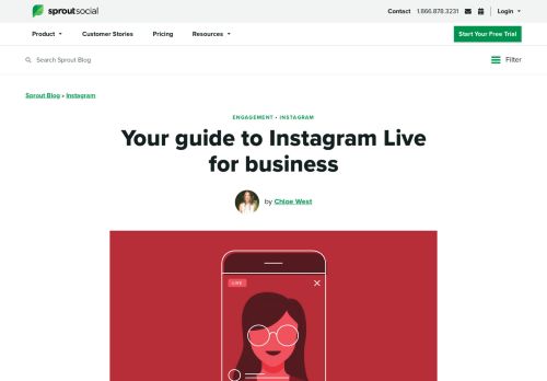 
                            7. What is Instagram Live? | Sprout Social