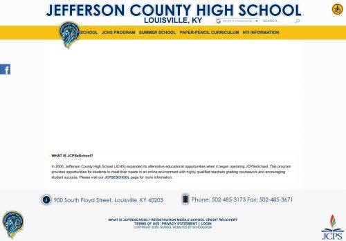 
                            5. WHAT IS JCPSeSchool? - Jefferson County High School