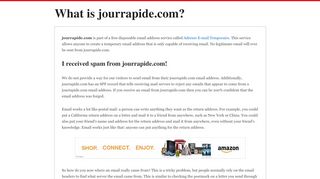 
                            1. What is jourrapide.com?