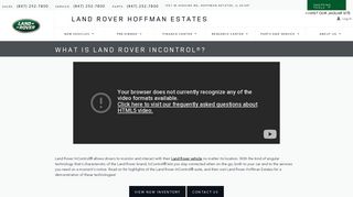 
                            12. What Is Land Rover InControl®? | Technology Features | Chicago IL
