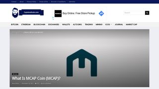 
                            11. What Is MCAP Coin - Captain Altcoin