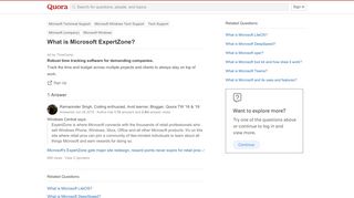 
                            12. What is Microsoft ExpertZone? - Quora