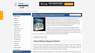 
                            4. What Is Millionaire Blueprint System? - How to Use It? - See Here