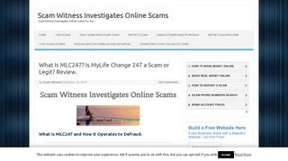 
                            10. What Is MLC247? NEW SCAM ALERT OR LEGIT!? - Scam Witness ...