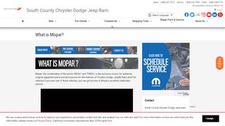 
                            8. What is Mopar? | South County Chrysler Dodge Jeep Ram