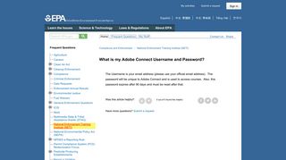 
                            7. What is my Adobe Connect Username and Password ...