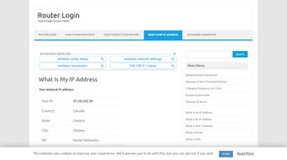 What Is My IP Address | Router Login