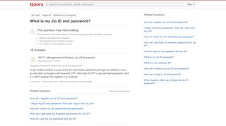 
                            4. What is my Jio ID and password? - Quora