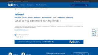 
                            3. What is my password for my email? | MTS