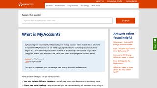 
                            5. What is MyAccount? - Meters & meter reading - Service