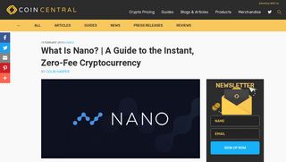 
                            6. What Is Nano? | A Guide to the Instant, Zero-Fee Cryptocurrency