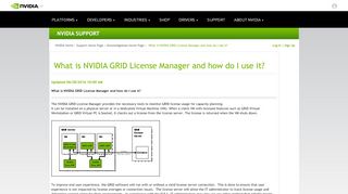 
                            6. What is NVIDIA GRID License Manager and how do I use it?