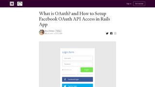 
                            9. What is OAuth? and How to Setup Facebook OAuth API Access in ...