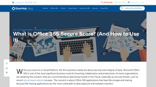 
                            5. What is Office 365 Secure Score? (And How to Use it) - SherWeb