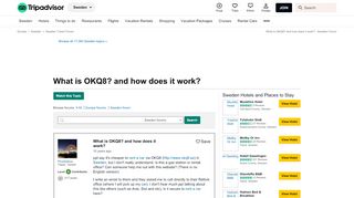 
                            7. What is OKQ8? and how does it work? - Sweden Forum - TripAdvisor