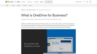 
                            4. What is OneDrive for Business? - Office Support