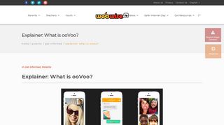 
                            13. What is ooVoo? - Webwise