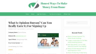 
                            8. What Is Opinion Bureau? Can You Really Earn $5 For Signing Up ...