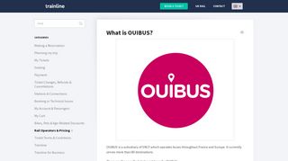 
                            5. What is OUIBUS? - Trainline Help (FAQ)