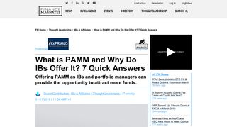 
                            12. What is PAMM and Why Do IBs Offer It? 7 Quick Answers | ...