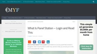 
                            9. What Is Panel Station - Login and Read This - MYF