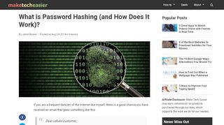 
                            12. What is Password Hashing (and How Does It Work)? - Make Tech Easier