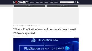 
                            12. What is PlayStation Now and how much does it cost? - Pocket-lint