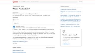 
                            10. What is Ploutos Coin? - Quora